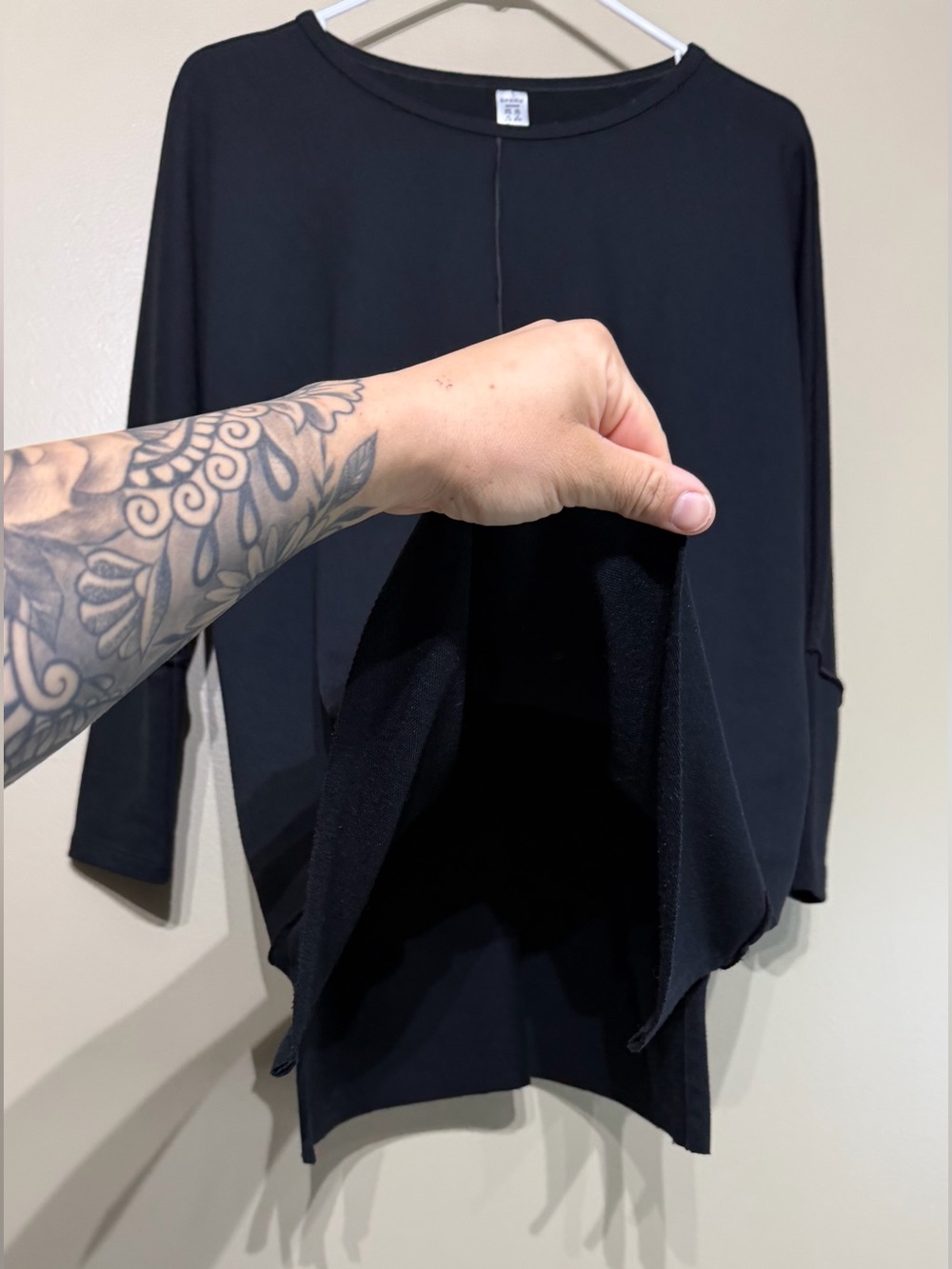 SPANX Dolman 3/4 Sleeve Relaxed Fit Sweater - Picture 7 of 12